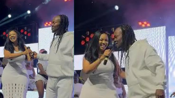 Serwaa Amihere with Daddy Lumba