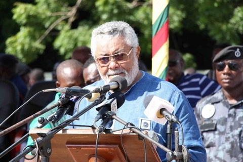 Former President Flt Lt Jerry John Rawlings