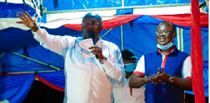 Vice President Bawumia and Joe Osei Owusu, MP for Bekwai