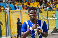 Maxwell Abbey Quaye was on target again