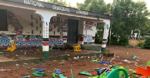 Properties at the constituency office were destroyed