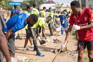 File photo of a clean up exercise