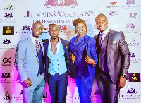 Okyeame Kwame, Lexis Bill, others in Jennis & Warmann suits at the launch of the brand in Accra