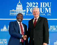 Vice President Dr. Mahamudu Bawumia and former Prime Minister of Canada Stephen Harper