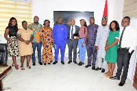 Some participants at the meeting in a group photo