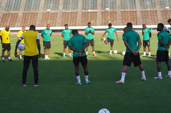 Black Stars training ahead of Japan game