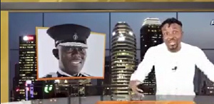 IGP George Akuffo Dampare featured on a popular Nigerian comedy news channel