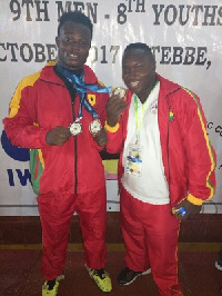 Christian Amoah and Richmond Osarfo excelled at the Africa Weightlifting championship