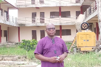 David Agbeli, contractor for Aflao Community Day Senior High Technical School project