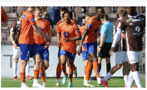 Isaac Atanga's late goal helped his team to secure a draw against Mjøndalen