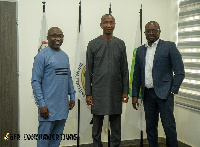 His Excellency Mohammed Nurudeen Ismaila with GFA president in a group picture