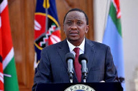 Kenyan President Uhuru Kenyatta