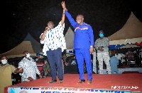 Vice President Dr Mahamudu Bawumia  and MP for Bimbilla, Dominic Nitiwul