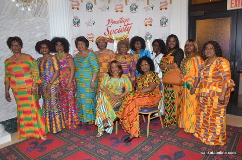 The Prestige Society of Women in a group photograph at the event