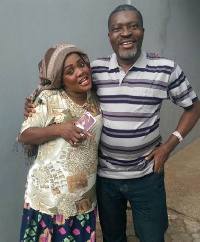 Helen Paul and Professor Johnbull