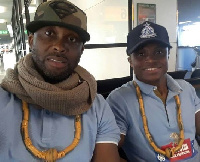 Isaac Dogboe and his father, Paul Dogboe