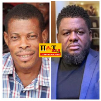 Veteran actor, Prince Yawson aka Waakye(L)