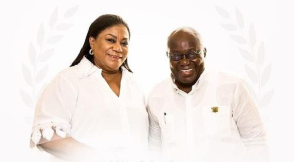 First Lady Rebecca Akufo-Addo and President Nana Addo Dankwa Akufo-Addo