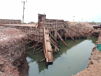 The abandoned bridge.