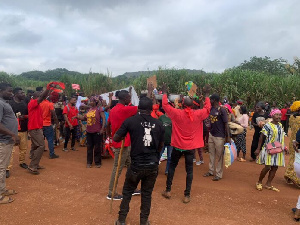 The residents were demanding GHS 21 million from the gold mining company