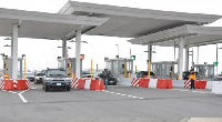 A tollbooth in Ghana