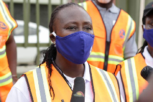 Mrs Gloria Opoku Anti,Managing Director of Zoomlion Ghana Limited