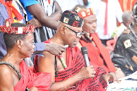 Some chiefs of the Manya Krobo State