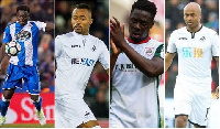 Sulley Muntari, Andre Ayew, Andy Yiadom, Jordan Ayew