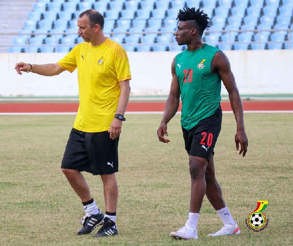 Patrick Greveraars during a training session