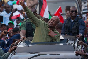 Newly-elected flagbearer of the NDC, John Dramani Mahama