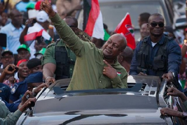 Newly-elected flagbearer of the NDC, John Dramani Mahama