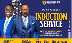 Rev Dr Bempah has been inducted as Adabraka District Pastor of Assemblies of God