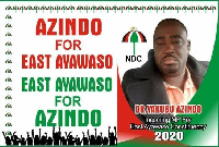 A campaign poster of Dr. Yakubu Mohammed Azindoo