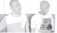 Kwaku Boateng, 47, a travel and tour agent and Yaw Opoku, 62, driver