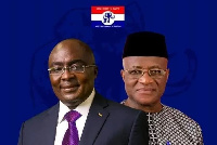 Dr Mahamudu Bawumia and Osei Kyei-Mensah-Bonsu