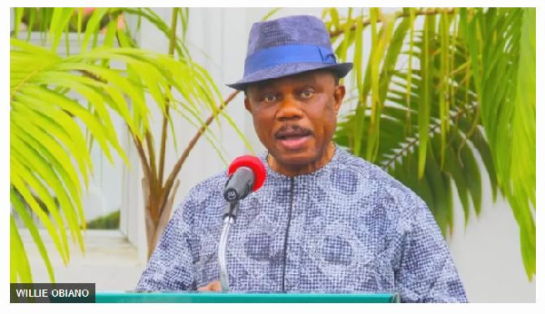 Tsohon gwamnan jihar Anambra  da ke kudu maso gabashin Najeriya Willie Obiano