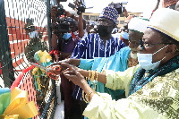 The sports complex was funded by the Zongo Development Fund