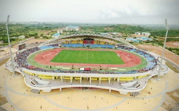 An aerial view of the Cape Coast Sports Stadium