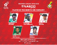 Shortlist of players for Ghana Premier League NASCO Player of the Month