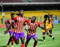 Kwadwo Obeng Jr was on target for Hearts of Oak