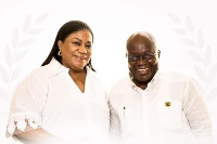 President Akufo-Addo and First Lady Rebecca