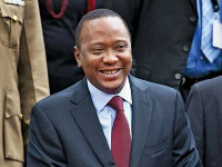 Former Kenyan president Uhuru Kenyatta