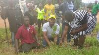 The organisation carried out a planting trees exercise