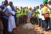 The Ghana National Petroleum Corporation (GNPC) is facilitating its construction.