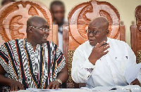 Vice President Bawumia [L] with President Akufo-Addo