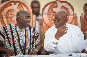 President Akufo-Addo with Vice President Mahamudu Bawumia