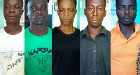 Five out of six suspected armed robbers have been arrested