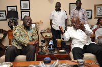 Alan Kyerematen with President Akufo-Addo