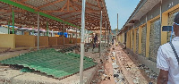 Photo of the redeveloping market in Sekondi-Takoradi