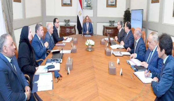 El-Sisi's directives came during a meeting with Prime Minister Mostafa Madbouly and the ministers